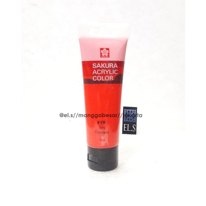 Sakura Acrylic Paint Red ( Cat Acrylic )