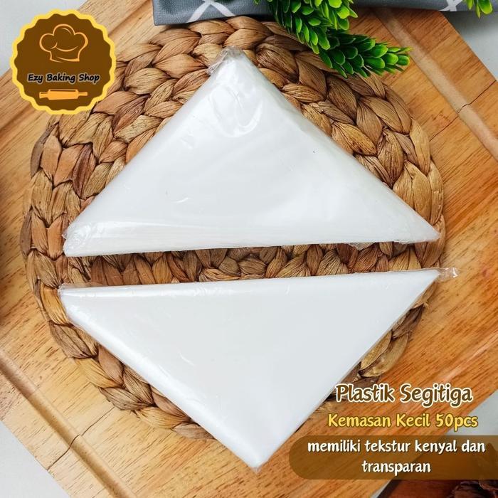 Plastik Segitiga / Piping Bag Tebal ukuran Kecil Sedang