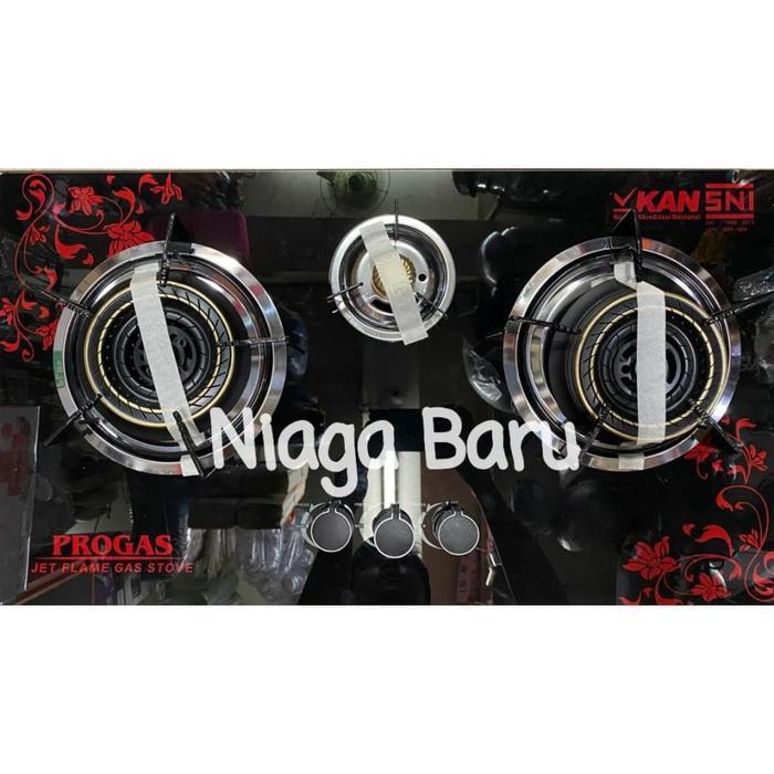 Kompor Gas Tanam Progas 3 Tungku