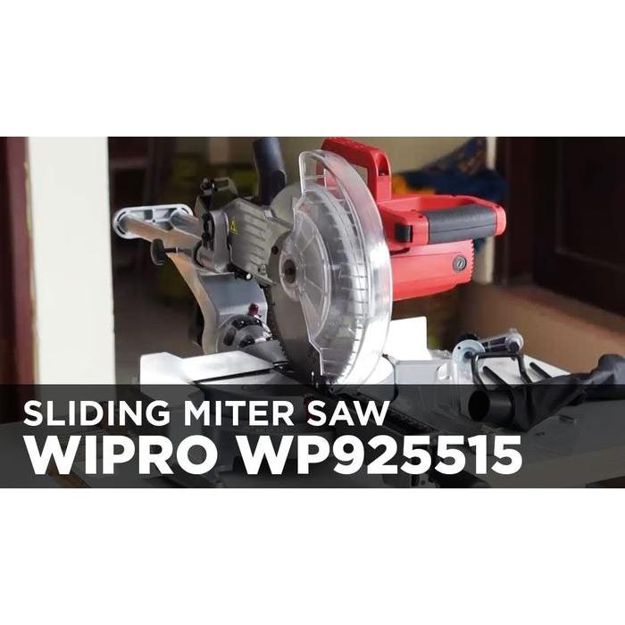 sliding miter saw 10" with Laser guide Wipro mesin gergaji mitre
