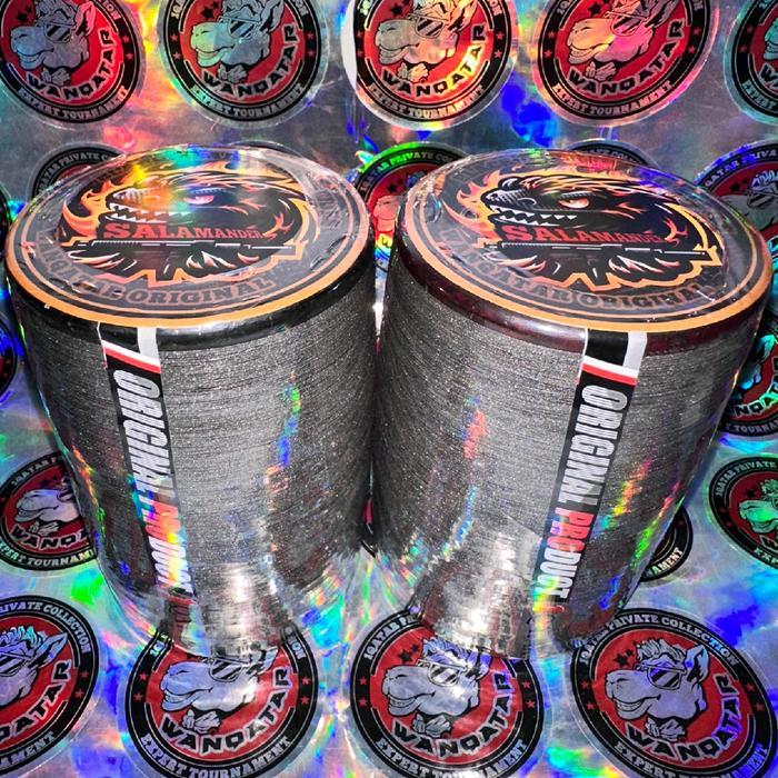 [EDISI BLACK CARBON 017/018] Gelasan Senar Mati MATOT 017/018 SALAMANDER BLACK CARBON 6000yard