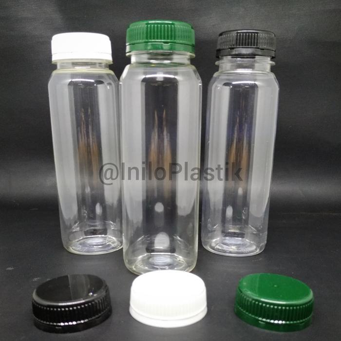 Botol Plastik Kale 250 ml / Botol Jus 250 Ml + Segel
