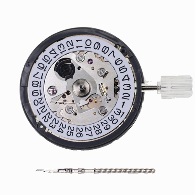 White Black Nh35a NH35 Three-dot Automatic Mechanical Movement at 3.8 at 3 For Skx007 Watch Dial MOD