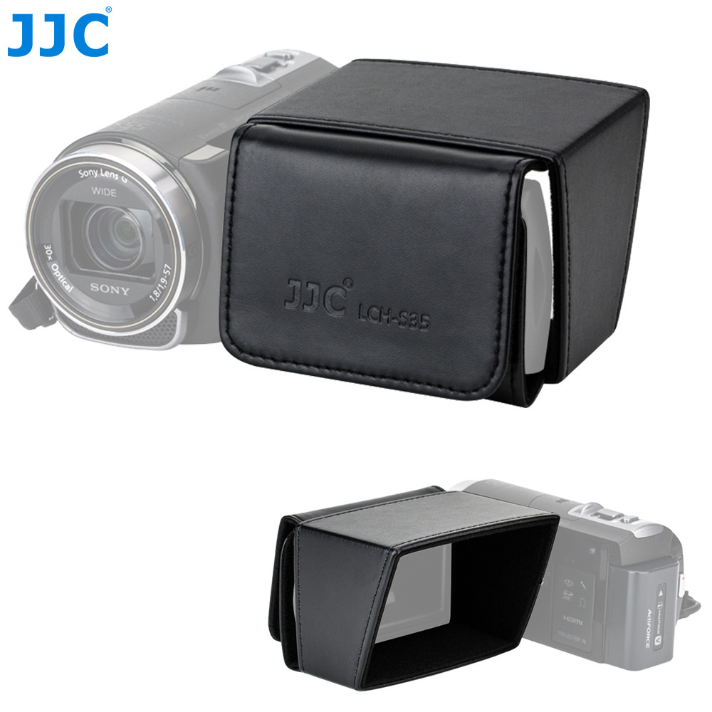 Jjc Camcorder 3.5" Lcd Screen Hood For Sony Fdr-Ax700 Ax100 Pxw-X70 Z150 Z90V Fs7 Z280 Hxr-Nx100