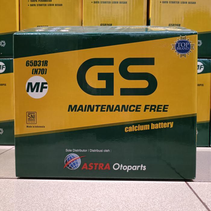 Aki / Accu Mobil Isuzu Panther (Upgrade) Gs Mf N70 / 65D31R, 12 Volt, 70 Ampere
