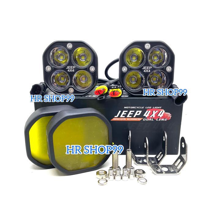 Lampu Tembak L4Z 4 Mata Led 40 Watt Sepasang Jeep 4X4