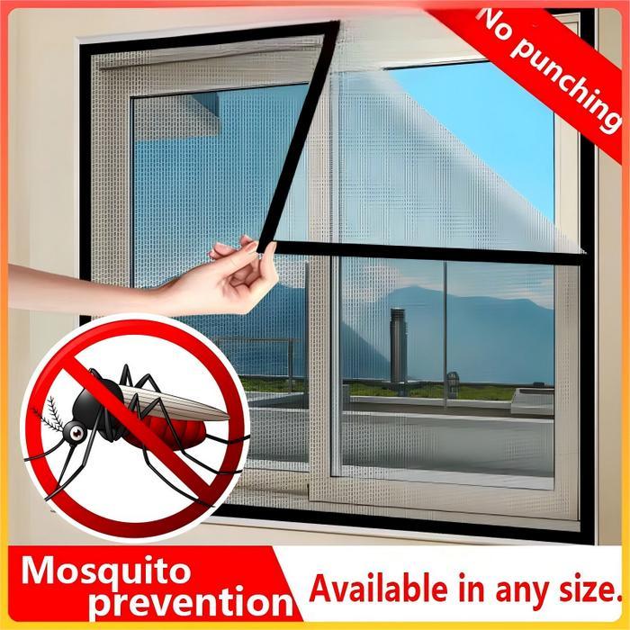 Jaring Kasa Perekat/Jaring Kasa Anti Nyamuk/Jendela Kasa Dilengkapi Dengan Velcrokelambu