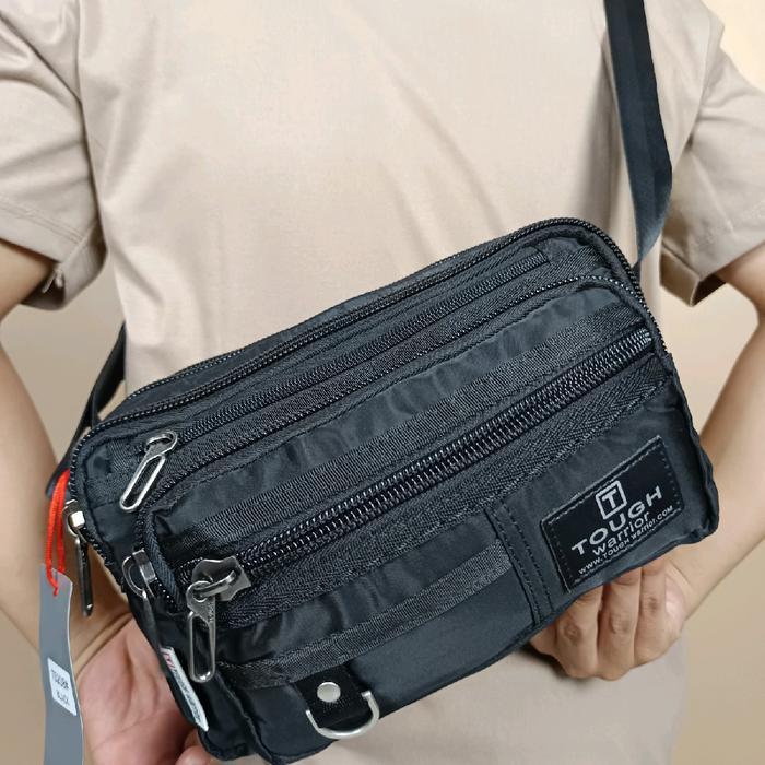 Tas Selempang Minimalis T5208 Tas Selempang Pria/Banyak Ruang Penyimpanan