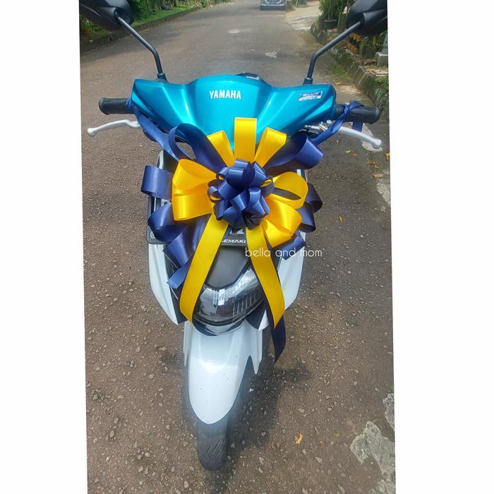 pita hadiah pita besar sepeda pita motor pita mobil aki birukuning