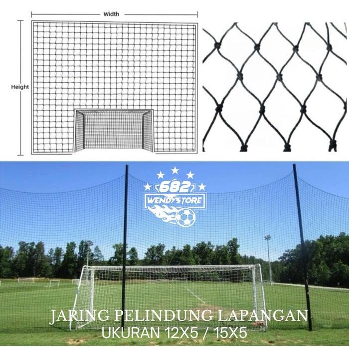 Jaring pengaman lapang voly/pelindung pagar lapang voly/bola sepak