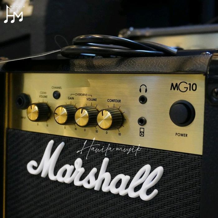 Marshall Mg10 Gold Amplifier Guitar Ampli Gitar Marshall Mg 10 10W Terjamin