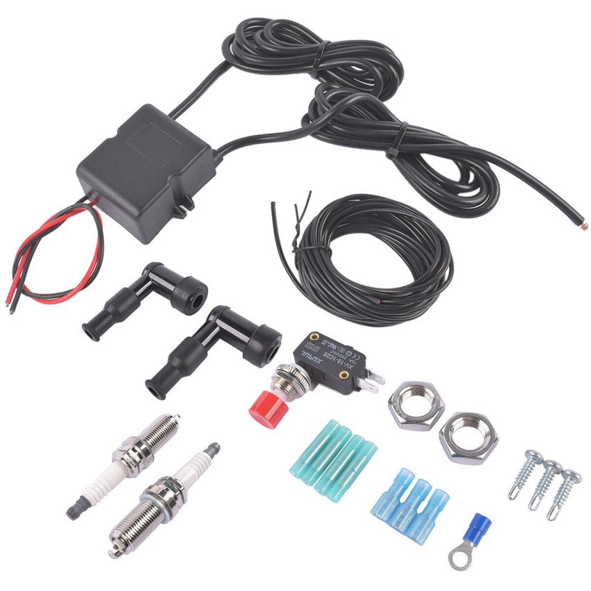 Car And Motorcycle Flamethrower Kit 12V Exhaust Flame Kit Car And Truck Dual Flame Sprayer