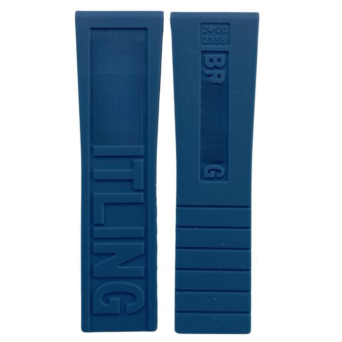 Tali Jam Tangan 24 MM CTS Replacement Strap Rubber For Breitling Divers 8126.24