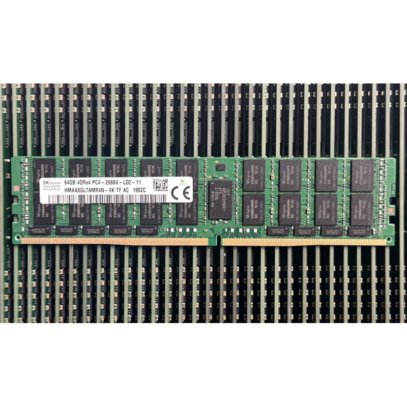 SK hynix 64GB 4DRx4 PC4 2666V DDR4 2666MHz 128G ECC REG LRDIMM RAM Server memory 64G