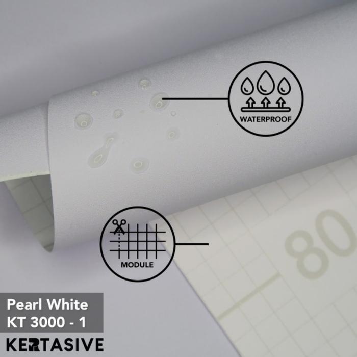 Sticker Lem Pvc PUTIH Stiker Decosheet Decosit Pelapis Furniture Mebel .