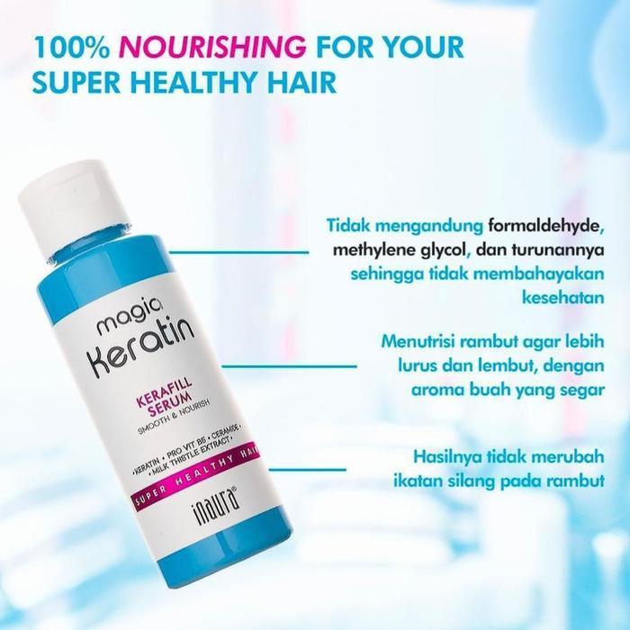 Inaura Magia Keratin Kerafil Serum 75Ml - Serum Keratin Inaura Terbaru