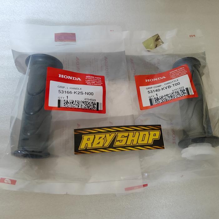 Hand Grip stang motor Honda Beat Fi Spacy Fi Vario 125 Fi Kanan kiri