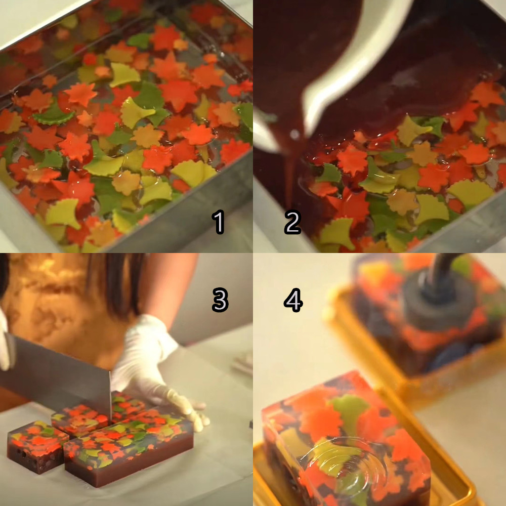 Wagashi/Namagashi Stainless Steel Square Dessert Mold Easy to Demoulding Japanese Tofu Mold Making