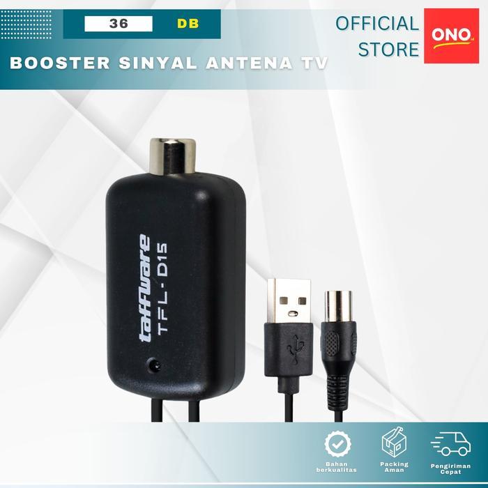 Booster Antena TV Penguat Sinyal TV Channel Digital Amplifier Signal IS