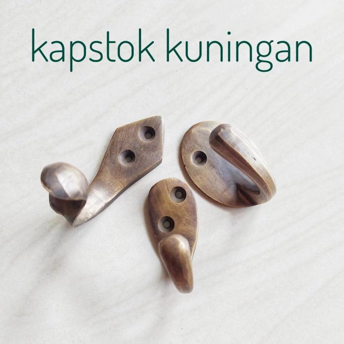 Kapstok Gantungan Baju Kuningan / Kapstok Pakaian Kuningan Hook