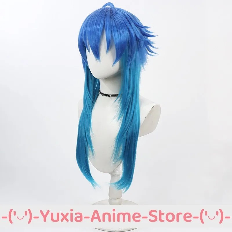 DRAMATICAL MURDER AOBA SERAGAKI COSPLAY WIG AND CAP GAME ROLEPLAY WIGS PARTY COSTUME PROP SYNTHETIC