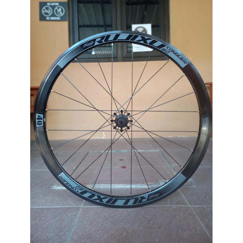 Wheelset Roadbike Rujixu 40mm G3 Rim ke 700c