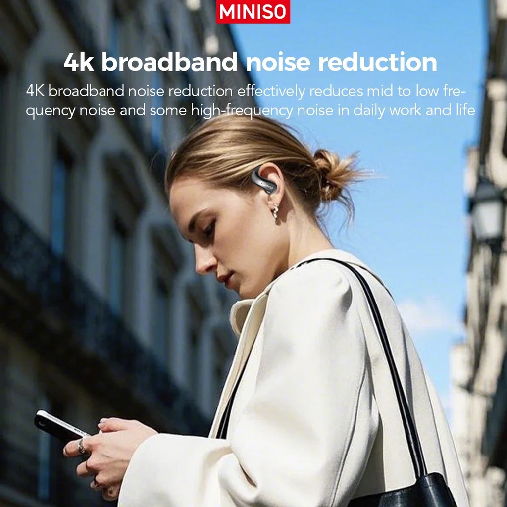 [HD Touchscreen]MINISO MS188 AI Translation Earbuds Bluetooth Earphones Wireless Headphones