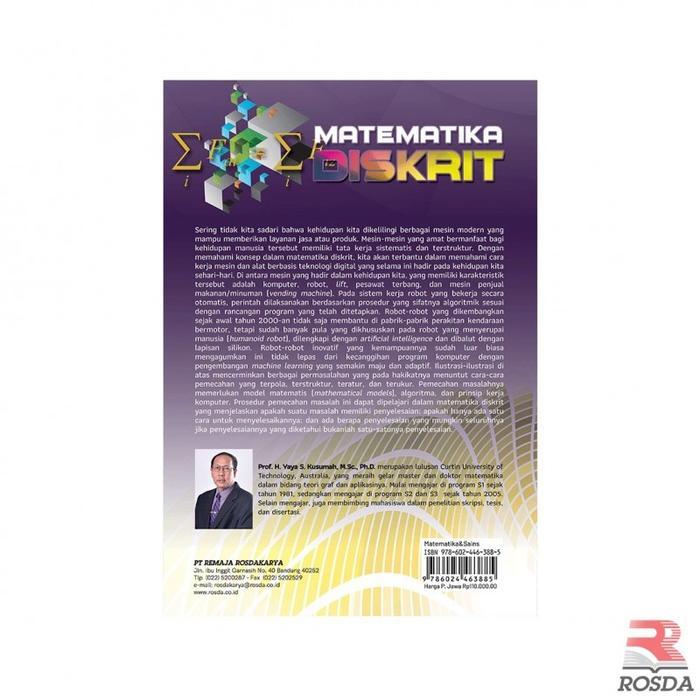 HOT SALE MATEMATIKA DISKRIT - YAYA S. KUSUMAH - RD TERMURAH