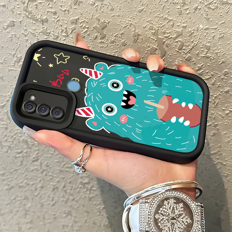 Casing Hp Samsung Galaxy A11 M11 Case Monster yang minum teh susu Kasing silikon Cesing murah Origin
