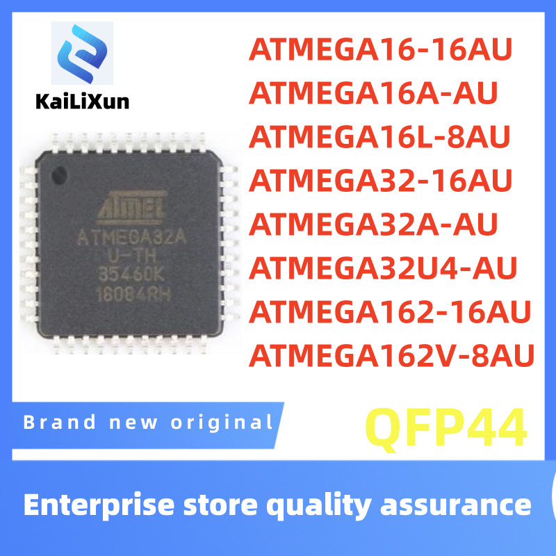 (5 PCS) ATMEGA32A-AU 32U4 16AUR ATMEGA16L-8 16A 162V-16 Original IC QFP44