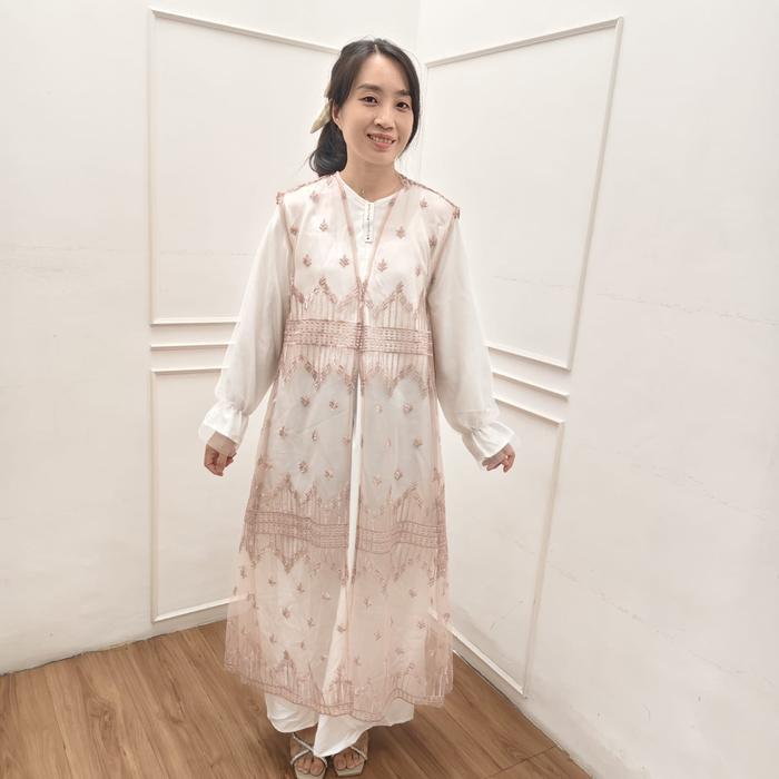 Elena Closet Tiara One Set Dress / gamis Wanita Lebaran Terbaru / gamis Kondangan Wanita Kekinian/