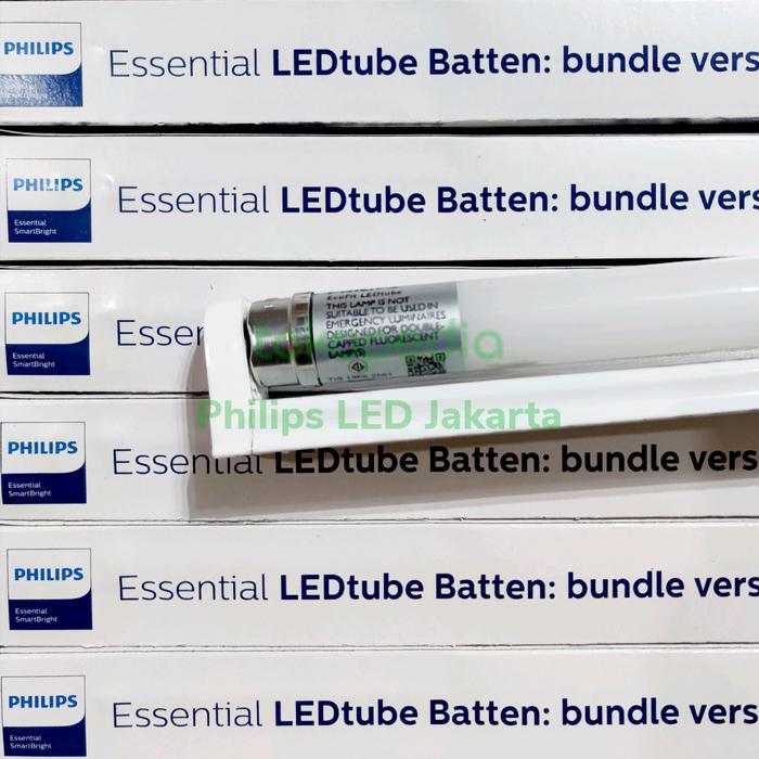 "New" Lampu Philips TL Neon Led Tube T8 Ecofit 18W 18 Watt 1200mm 6500K Putih