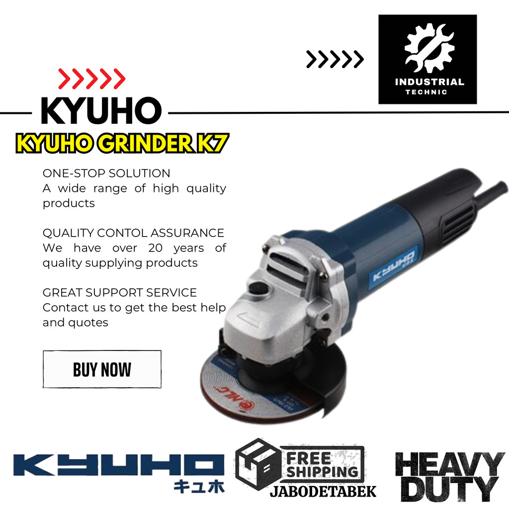 KYUHO  GRINDER K7 MESIN GURINDA TANGAN  / GERINDA TANGAN / ANGEL GRINDER