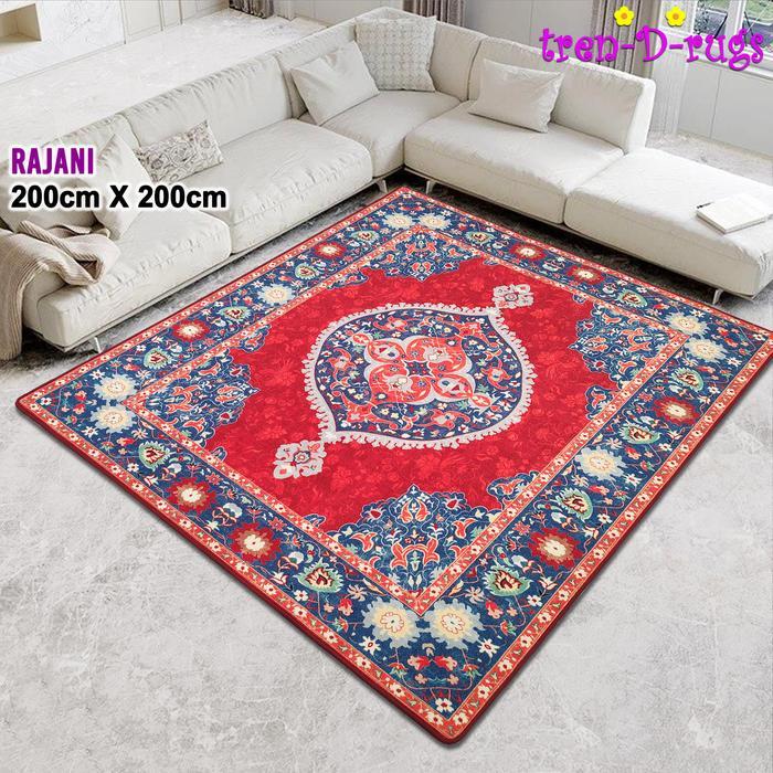 Karpet modern persian vintage retro jumbo alas lantai 200x200 NMs