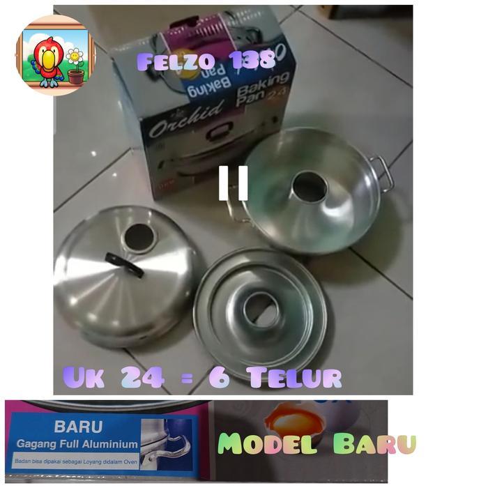 BAKING PAN/ PEMANGGANG KUE BOLU 24cm ORCHID