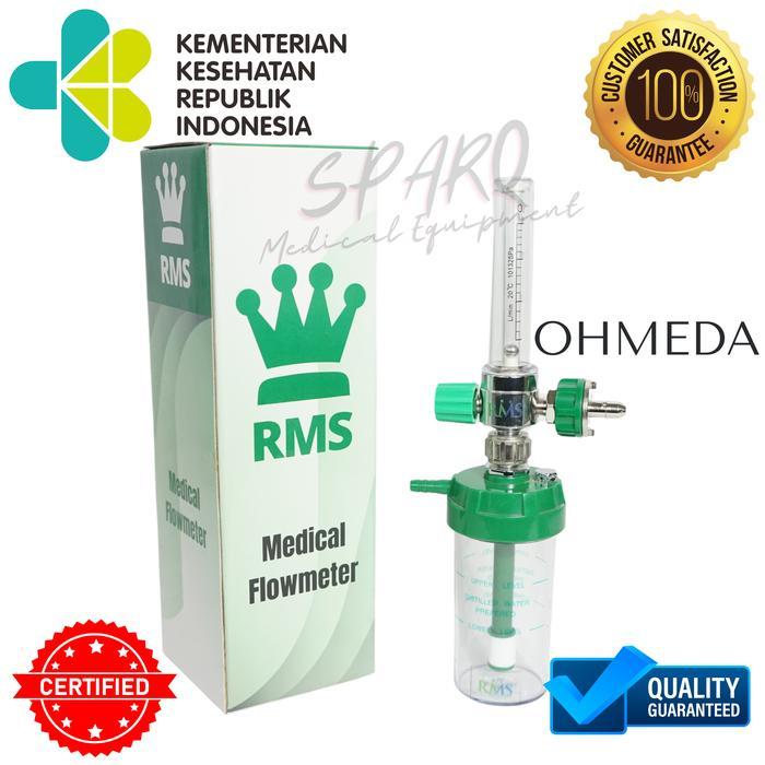 Flowmeter Humidifer Ohmeda Connector Oksigen O2