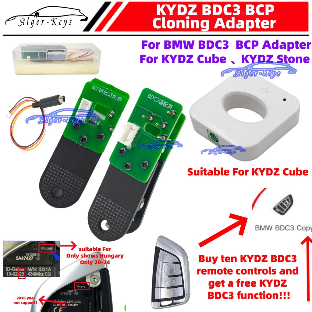Algernon-keys KYDZ BDC3 BCP Cloning Adapter For BDC3 Adapter For BDC3 Copy KYDZ Cube KYDZ Stone KYDZ