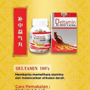 DELTAMIN 100'S DAN 200'S BU ZHONG YI QI WAN