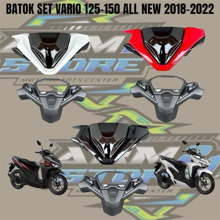 SET BATOK VARIO 125-150 ALL NEW 2018-2022 / PAKET BATOK DEPAN BLAKANG VISOR VARIO LED 125-150 ALL