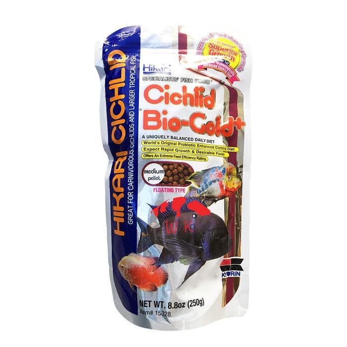 Hikari CICHLID Bio-Gold 250G / 250GR/ 250 GR / BIOGOLD PLUS - Medium