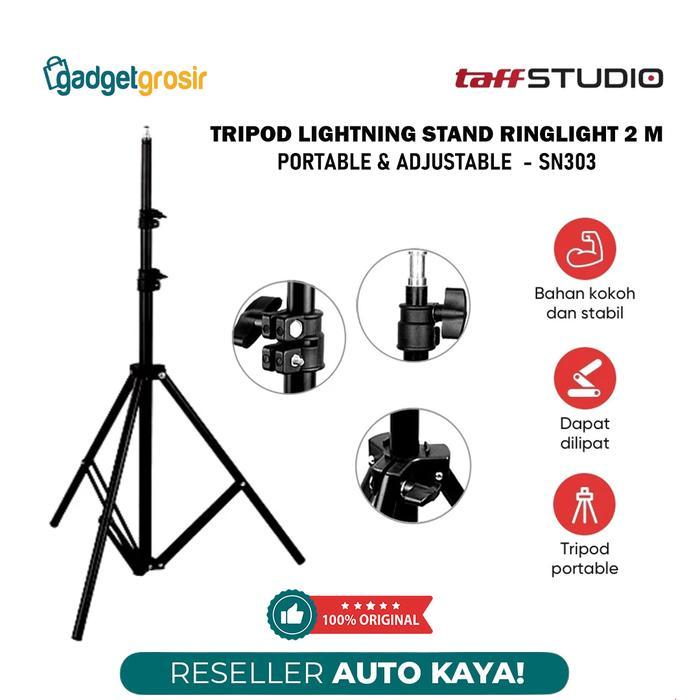 T Shape Tiang Stand Tripod Backdrop Background Foto Green Screen +Clip