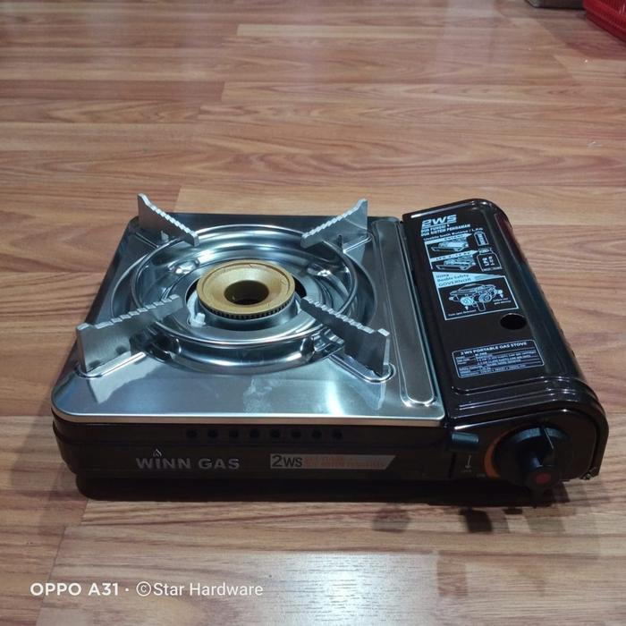 Winn Gas Kompor Gas Meja Portable 2 WS Alat Masak Camping Piknik