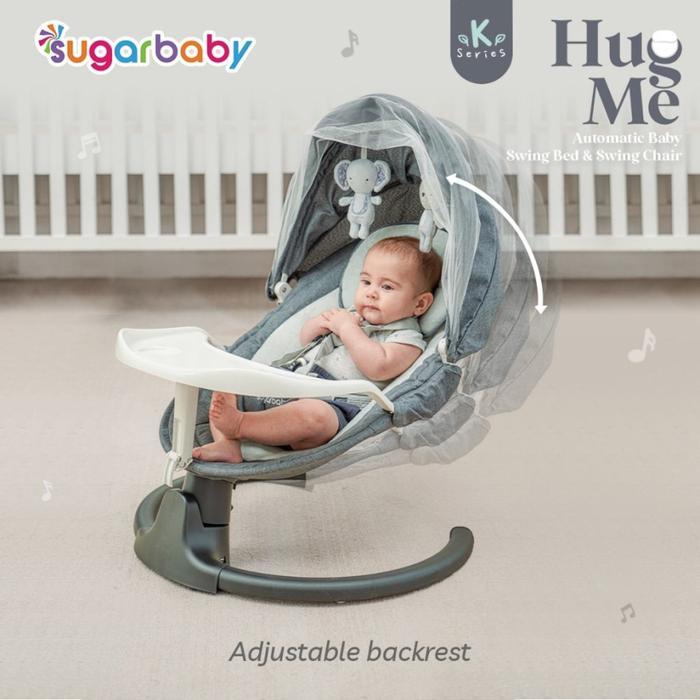 Sugar Baby Swing Chair K-series Hugme /Ayunan Elektrik /Ayunan Bayi Sugar Baby