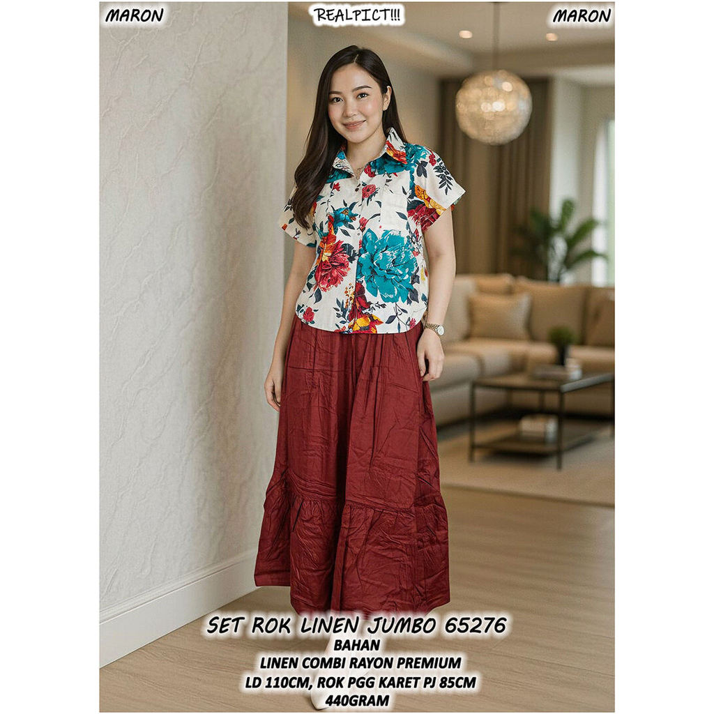 SET ROK LINEN JUMBO 65276 #STOKADA#ORDERAJA