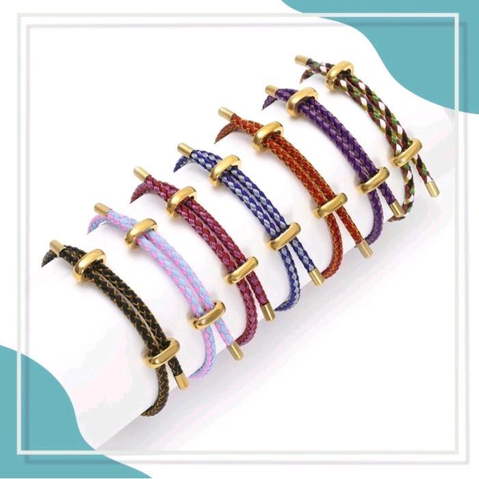 SALE Gelang Tali Kawat Anti Air Waterproof Pria Wanita Terbaru TERMURAH