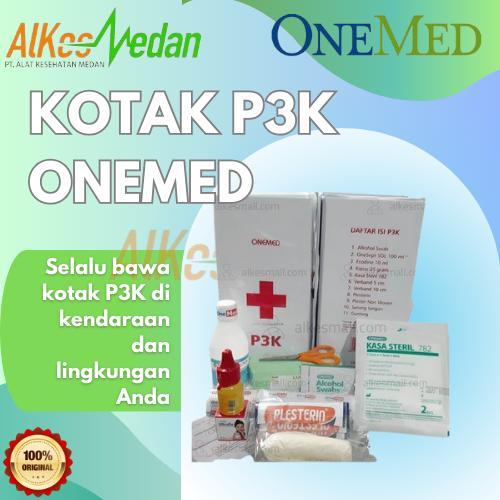 Sedia KOTAK P3K ONEMED DAN ISI/ KOTAK P3K MOBIL/ KOTAK PPPK
