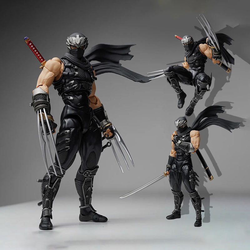 2025 New Revoltech 1/12 Amazing Yamaguchi Ryu Hayabusa Ninja Gaiden Action Anime Figures Collection
