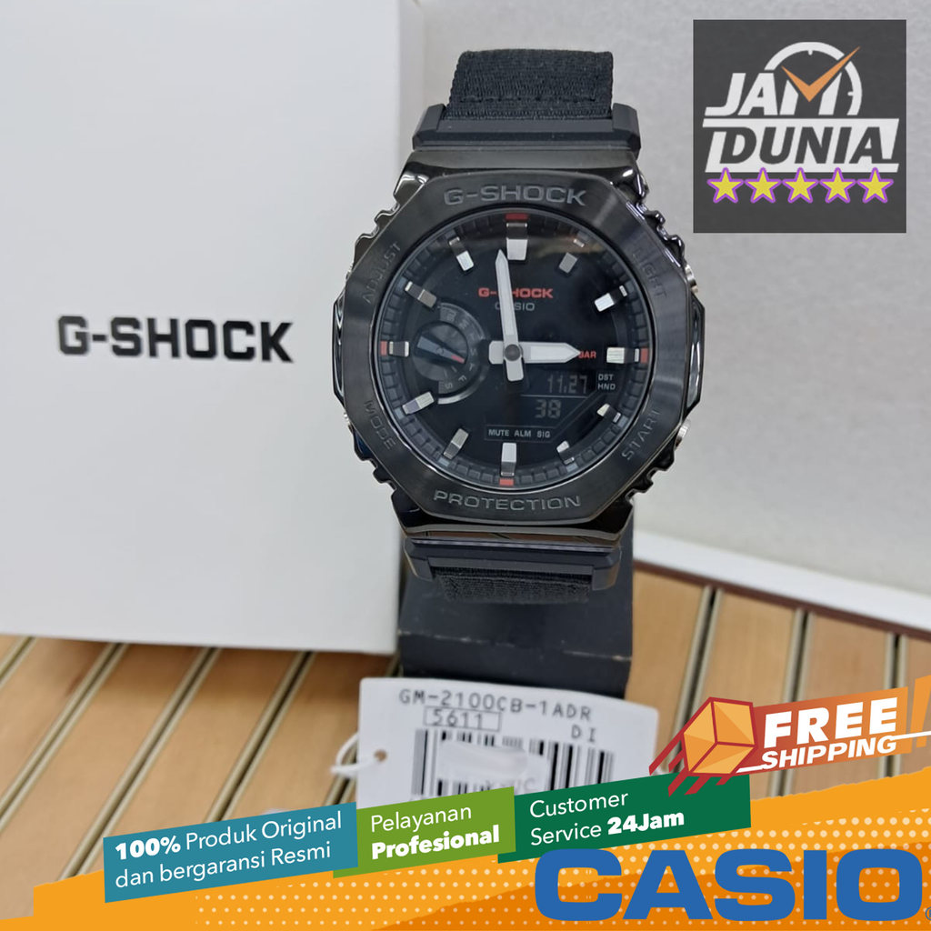 JAM TANGAN PRIA ANALOG DIGITAL CASIO ORIGINAL CASIO G-SHOCK G-STEEL GM-2100CB-1ADR GSHOCK  GM 2100CB