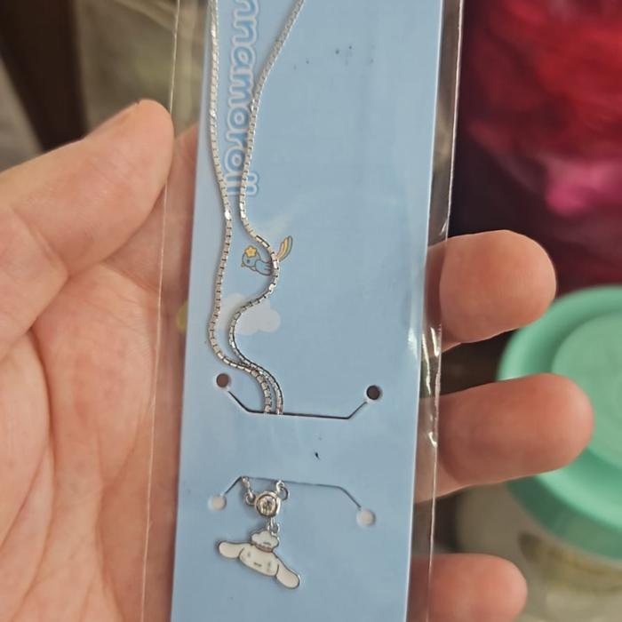 READY kalung anak balita hello kitty emas asli 750 75% 17k putih white gold