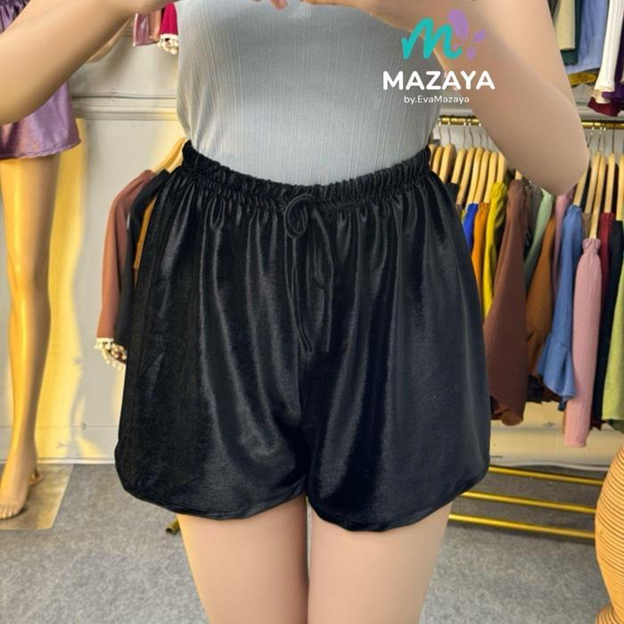 BLUDRU Celana Pendek Korea Wanita Santai Hotpants - polos jumbo